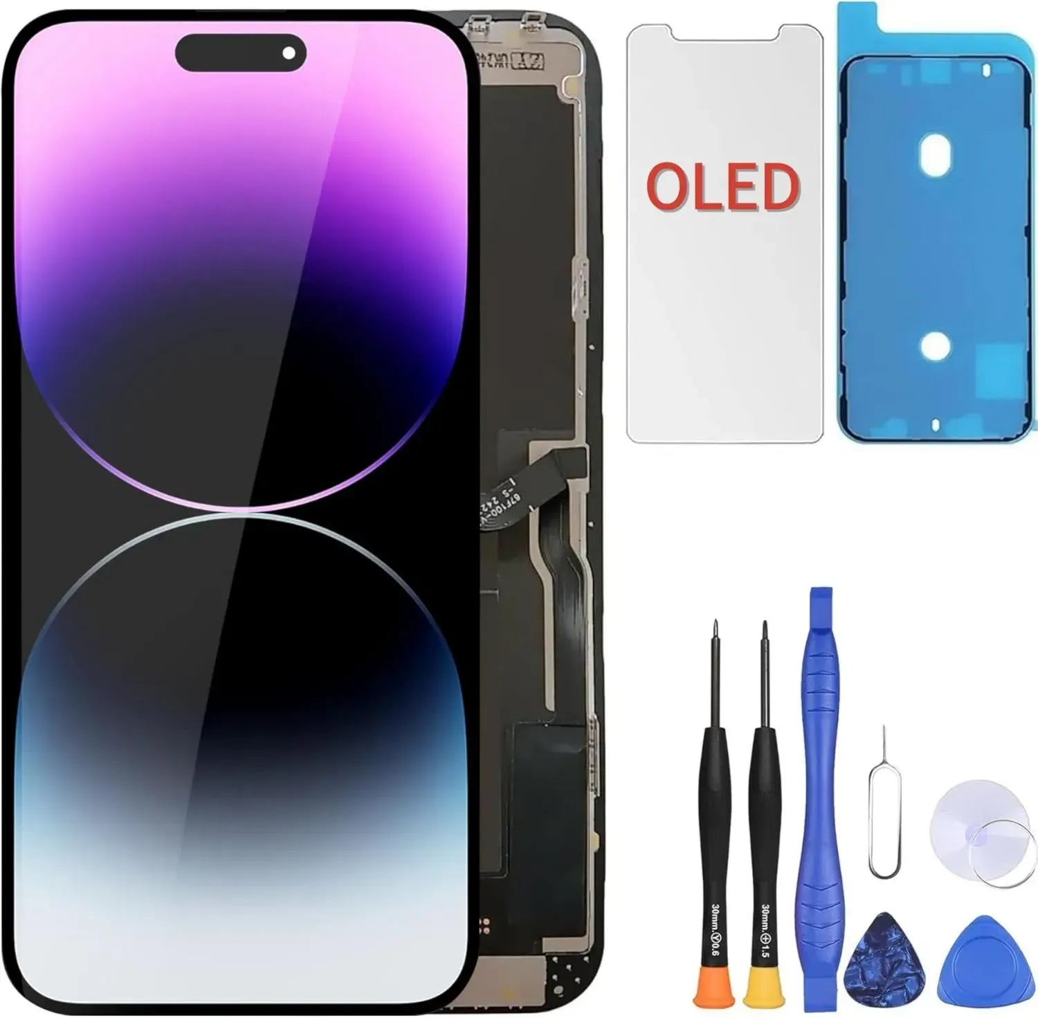 Écran OLED souple pour iPhone 14 Pro Max 6,7'' avec outils