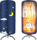 Sèche-linge portable compact pour voyages et petits espaces, idéal pour sous-vêtements et vêtements d'enfants