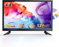 Téléviseur Compact 22 Pouces 1080P avec Lecteur Intégré et Tuner DVB-T2, Idéal pour Camping-Cars et Petites Espaces
