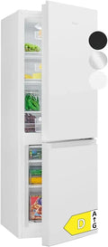 Réfrigérateur congélateur Bomann 175L, blanc, contrôle continu, portes réversibles