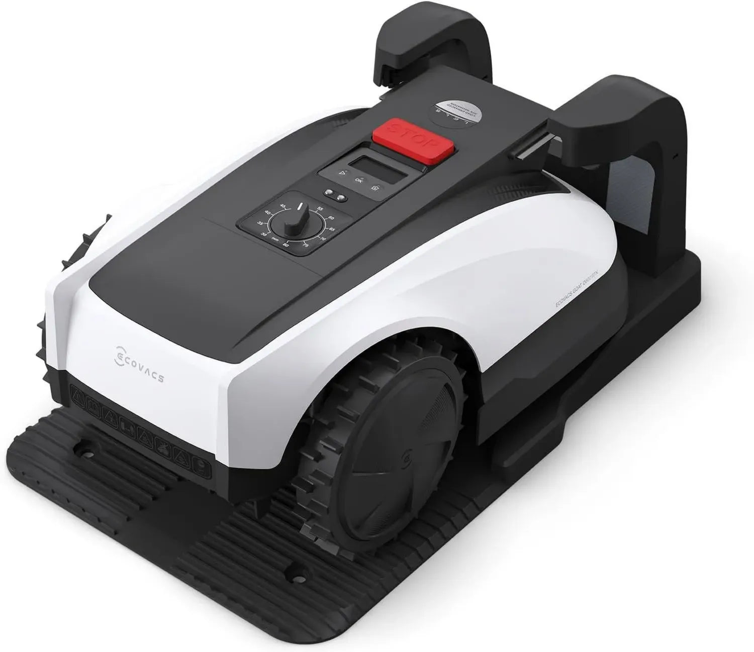 Robot Tondeuse ECOVACS GOAT O800 RTK, Navigation Précise, Sans Fil, Cartographie Lidar, Tonte Personnalisable