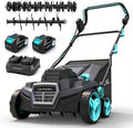 Scarificateur Aérateur Sans Fil 40V avec Récupérateur 50L et Largeur 38cm - 2 Batteries Inclues