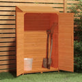 Cabane de Jardin en Bois Massif Marron 102x52x174,5 cm - Tidyard