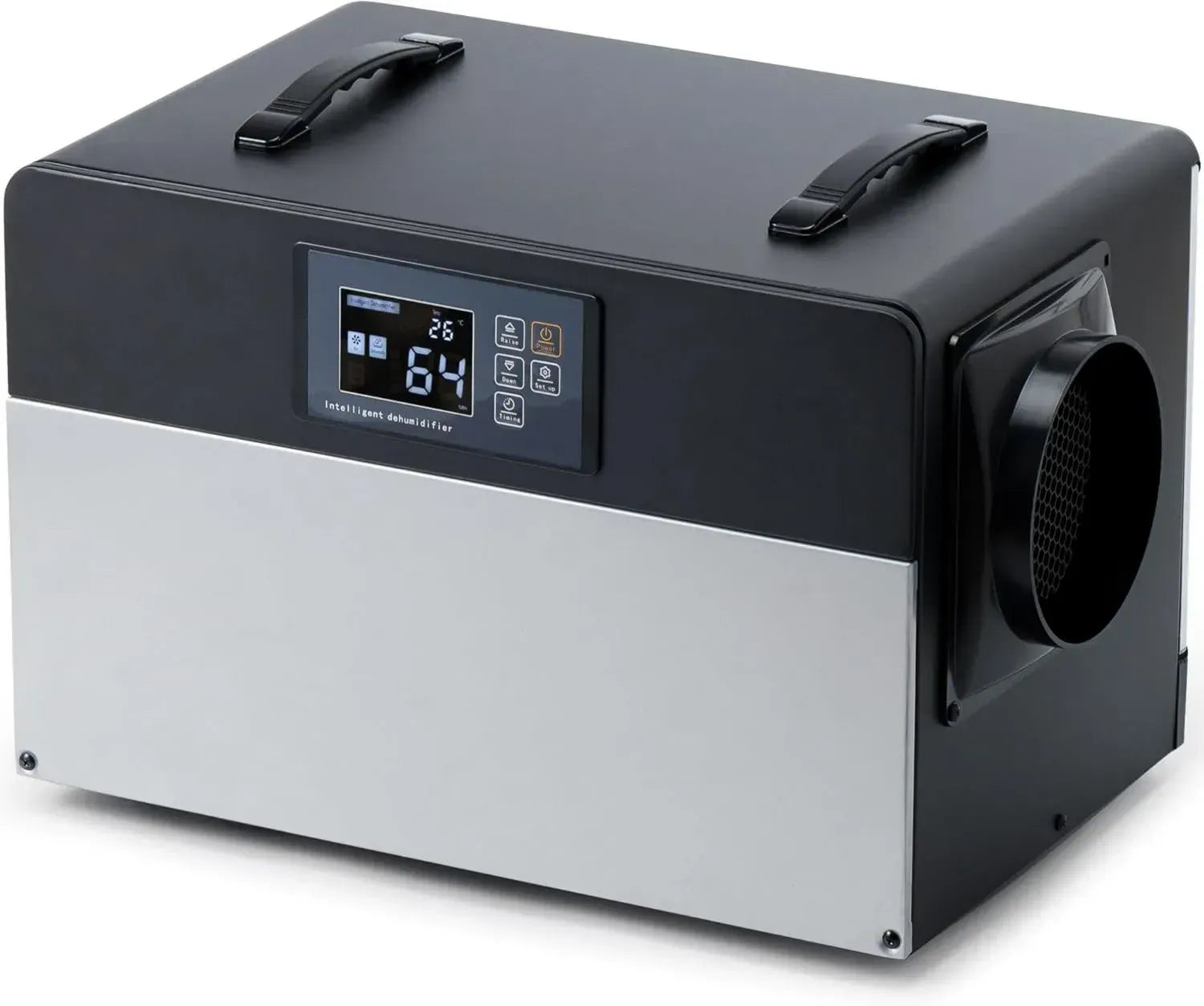 Déshumidificateur Industriel 90L/Jour avec Drainage Continu et Compresseur pour Grandes Surfaces