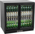 Arrière-bar Professionnel METRO GBC3102, 198 L, Ventilation Réfrigérée, Serrure Intégrée, Noir