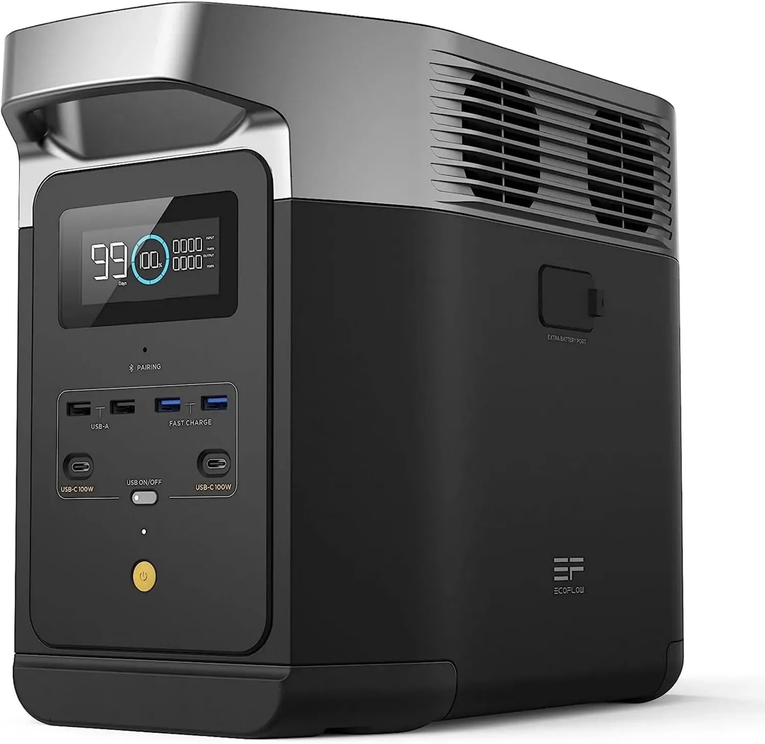 EcoFlow Delta 2 Centrale Électrique Portable 1-3kWh, Batterie LFP, Légers Défauts d'Emballage, Jamais Utilisé