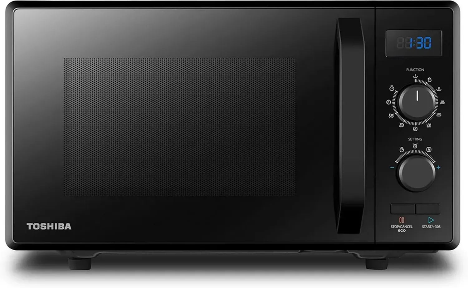 Four à Micro-ondes 3-en-1 Toshiba 23L avec Grill Combiné et Fonction ECO, 900W/1000W, Noir
