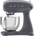 Smeg Robot Pâtissier SMF03GREU 800W Gris avec 3 Accessoires et Bol 4,8L