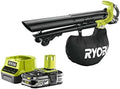 RYOBI Aspirateur Souffleur Broyeur 18V One+ Sans Balais avec Batterie 2.5Ah et Chargeur Rapide