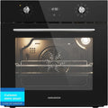 Four encastrable 60 cm, 70 L, convection 4D, 8 programmes, préchauffage rapide, sécurité enfant, classe A, 3 ans garantie, noir