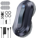 Nettoyeur de Vitres Automatique avec Vaporisation, Aspiration Puissante 7000Pa, Ultra Silencieux, 3 Modes de Nettoyage, Navigation Intelligente, Détection des Bords, Inclut 10 Lingettes