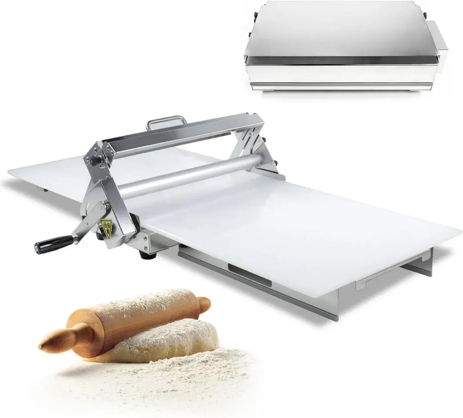 Machine à Pâtes Électrique Réglable - Laminoir Pliable pour Pizzas et Pâtisseries