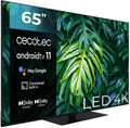 Téléviseur LED 65' Cecotec Série A2 - 4K UHD, Android 11, Design Sans Cadre, Dolby Vision, 2023