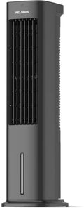 Refroidisseur Évaporatif Portable Pelonis 3-en-1 avec Télécommande, Ventilateur, Humidificateur, Oscillation, Minuterie 7h, Inclus 2 Packs de Glace