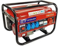 Générateur à Essence Rouge 5500W, Monophasique et Triphasique, Réservoir 15L, 4 Temps