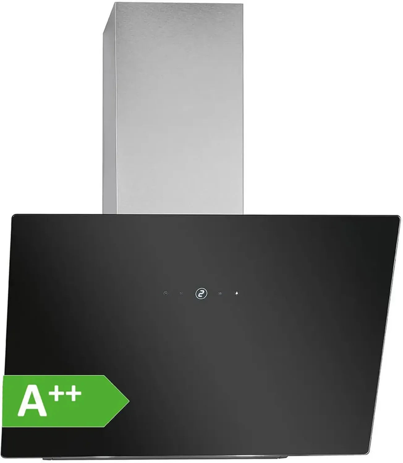 Hotte Aspirante Bomann 60cm Inclinée avec 9 Vitesses et Filtre Aluminium