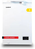 Congélateur Coffre Corberó 98L - Écran Électronique, LED, 1 Panier, Roues et Pieds Ajustables, Silencieux 40dB, Classe Énergétique E, Blanc