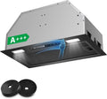 Hotte Encastrable 52 cm, 750 m³/h, Contrôle Gestuel & Tactile, 3 Vitesses + Booster, LED, Filtre Charbon Inclus