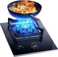 Réchaud à gaz portable 5,2 kW avec plaque en verre trempé pour cuisine et camping