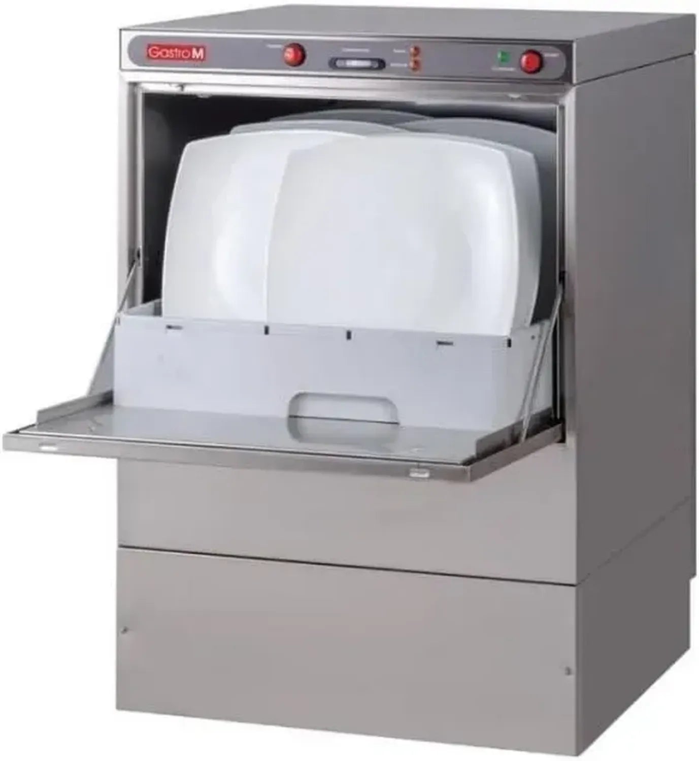 Lave-vaisselle professionnel en inox avec pompe, 3600 W, 220 V, 500 x 500 mm