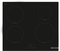 Plaque à induction Bosch Série 4, 60 cm, 4 zones de cuisson, 4600 W, noir