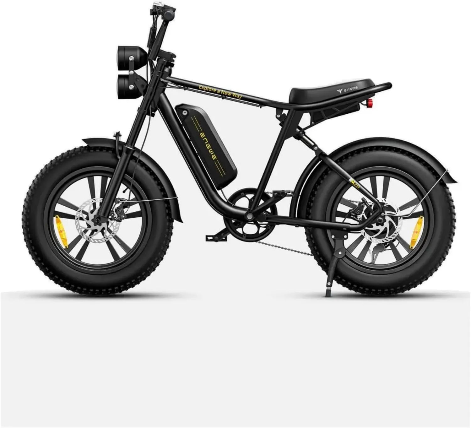 Vélo électrique ENGWE pour hommes, pneus larges 20x4 pouces, autonomie jusqu'à 170 km, 7 vitesses, modèles M20/M1