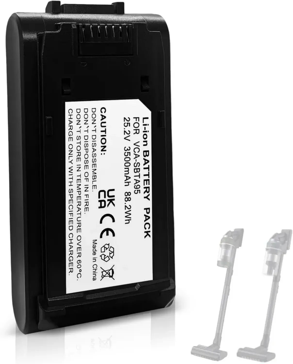 Batterie compatible pour aspirateur sans fil Samsung Jet 85/95, modèle VCA-SBTA95