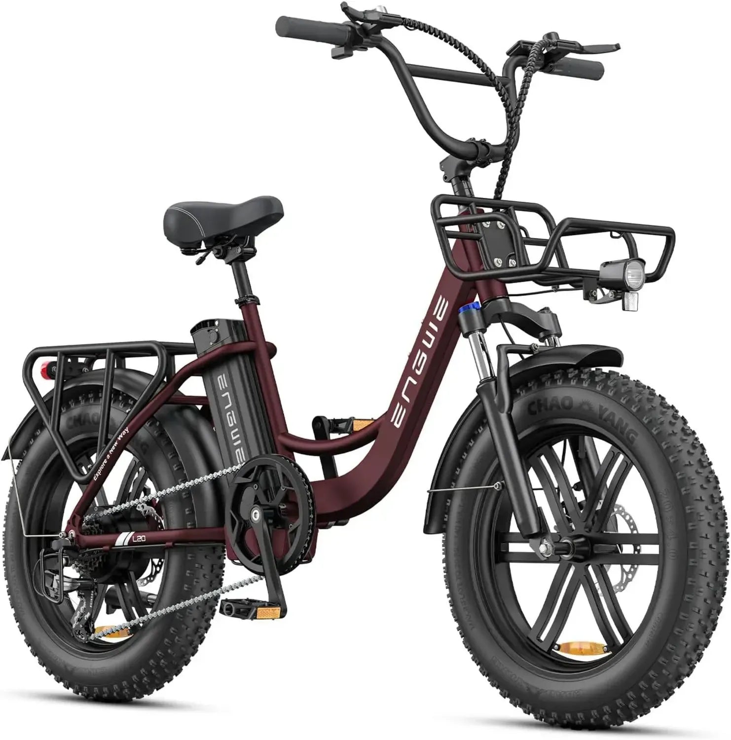 Vélo Électrique ENGWE 20'' pour Homme, 48V 13Ah, VTT Adulte 7 Vitesses, Écran LCD, Vitesse 25km/h, Moteur 250W, Autonomie 120km