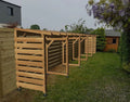 Abri de Jardin en Bois Massif 10m² avec Plancher, Traité Classe 3