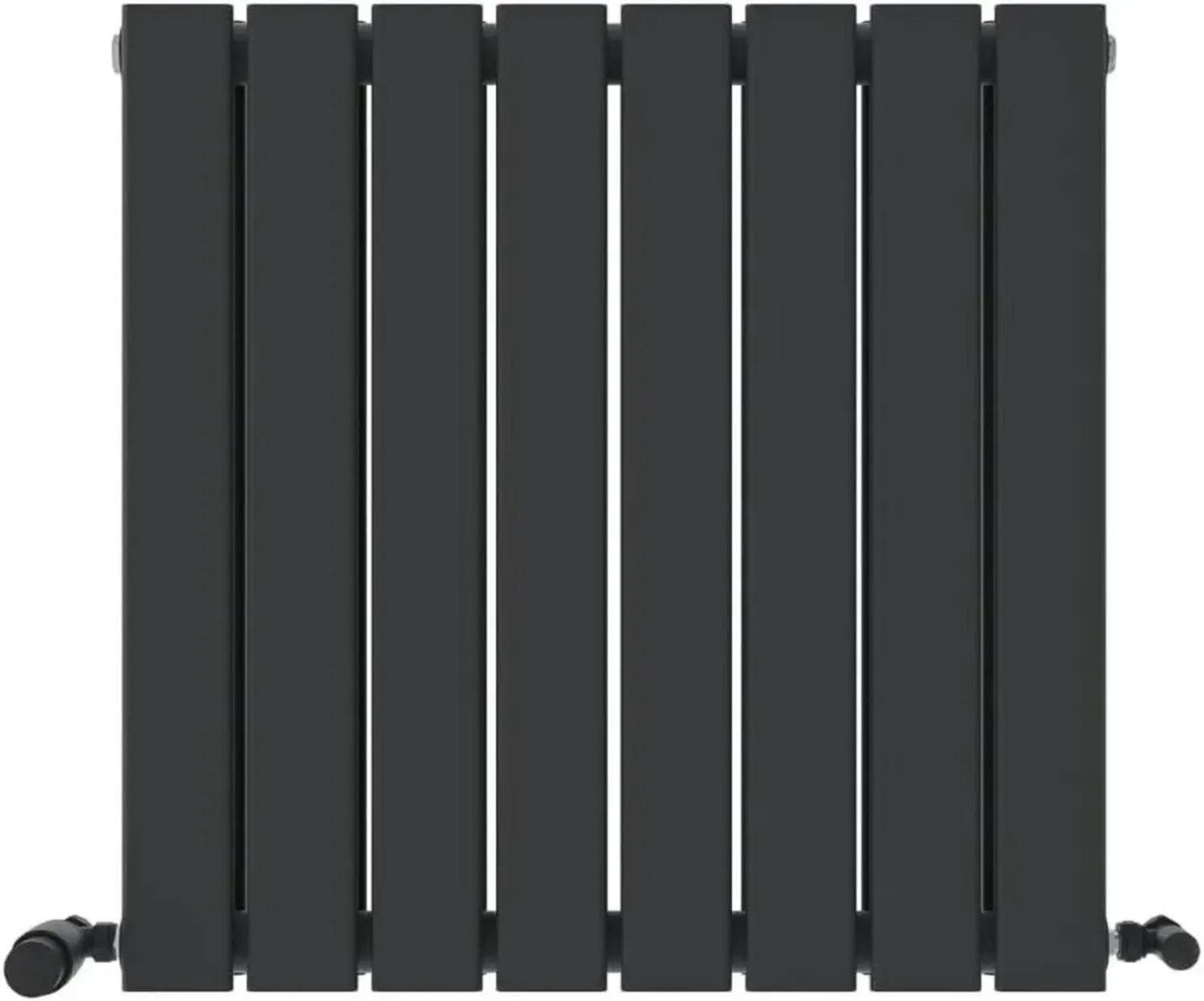 Radiateur Horizontal Moderne Anthracite à Panneau Plat 600W