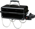 Weber Barbecue à Gaz Portable Go-Anywhere, Compact et Léger, Pieds Repliables, Allumage Piézo, Revêtement Résistant, Surface de Cuisson 42x26cm, Noir