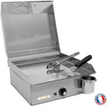 Plancha électrique NEO E420 1800W - Inox avec couvercle et ustensiles - Thermostat réglable - Pour 5 personnes