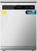 Lave-vaisselle Indépendant 60 cm Inox 14 Couverts, Dual Zone, Séchage Turbo