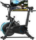 Vélo d'Appartement Connecté Skandika Falk P8-HM, Frein Magnétique, Écran LCD, Compatible Kinomap, Charge Max 125KG