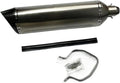 Silencieux d'Échappement Universel Moto, 570 mm, Compatible MT07 et ER6N
