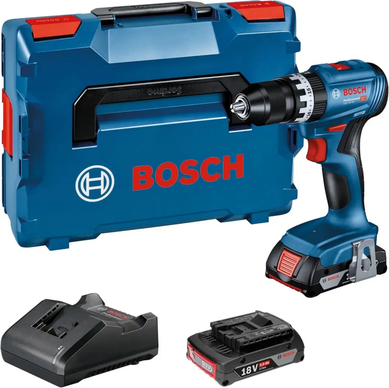 Perceuse Visseuse à Percussion Sans Fil Bosch 18V avec 2 Batteries