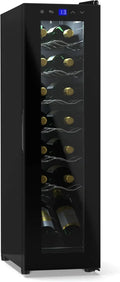 Klarstein Cave à Vin 41L, Porte en Verre, Zone Unique, 14 Bouteilles