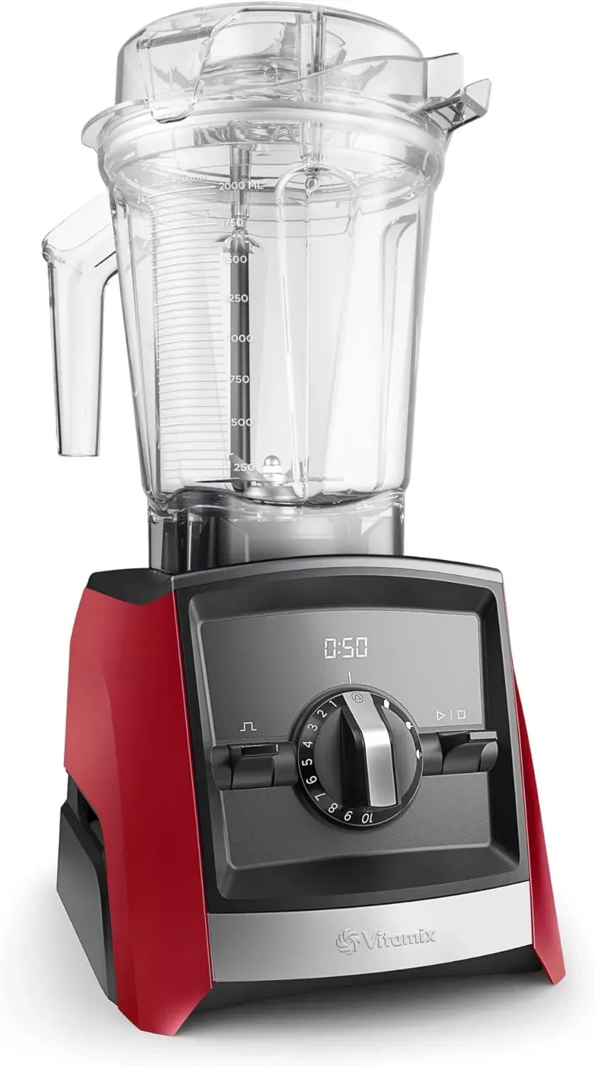 VITAMIX Ascent 2500 Blender Rouge avec Programmation et Fonction Pulse, 2 Litres
