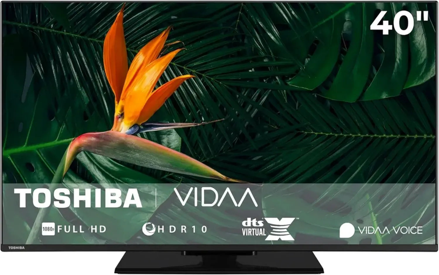 Téléviseur LED 40'' Toshiba VIDAA Smart TV Full HD HDR avec Triple Tuner et Bluetooth