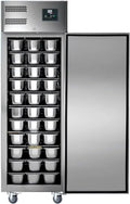 Armoire Réfrigérée en Inox 1 Porte - Température +2 à +10°C - Dégivrage Automatique - 10 Niveaux de Grilles