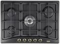 Plaque de cuisson encastrable De'Longhi ANF 57 PRO 70 cm, commande frontale, noir