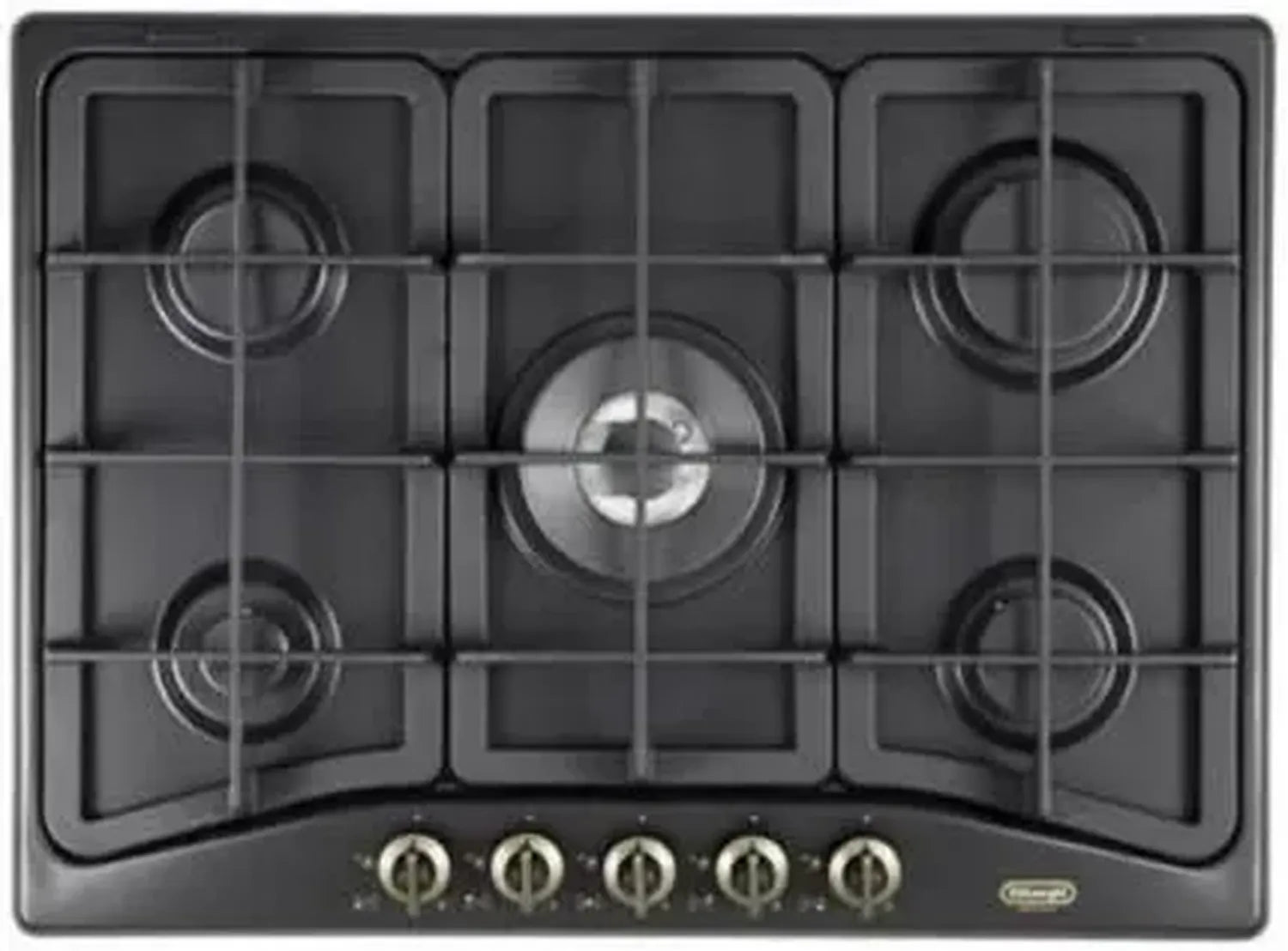 Plaque de cuisson encastrable De'Longhi ANF 57 PRO 70 cm, commande frontale, noir
