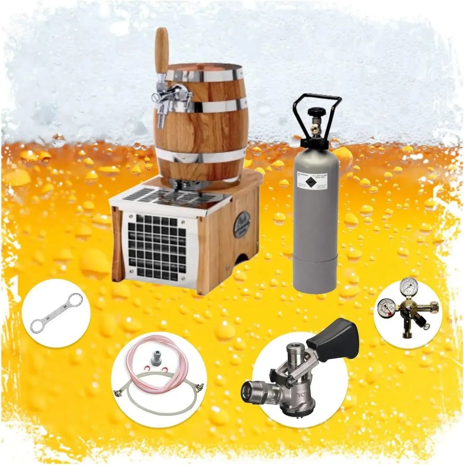 Machine à bière Soudek, pompe professionnelle 20L/h avec adaptateur 5L
