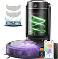 Aspirateur Robot Vexilar W15 10000Pa avec Vidage Automatique, Navigation LiDAR, 180 Min d'Autonomie, Compatible Alexa