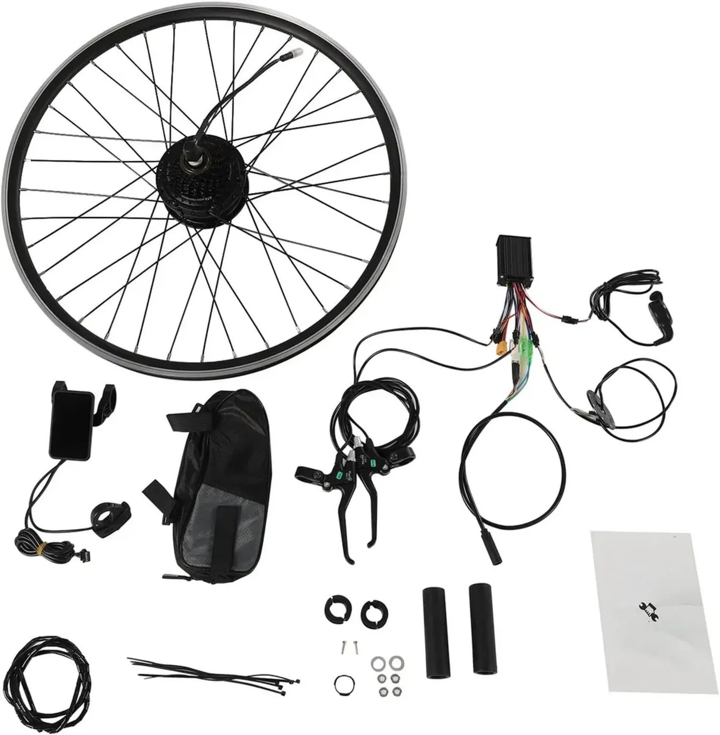 Kit de Conversion Vélo Électrique 28-29 Pouces 250W 36V avec Écran LCD et Moteur Roue Arrière