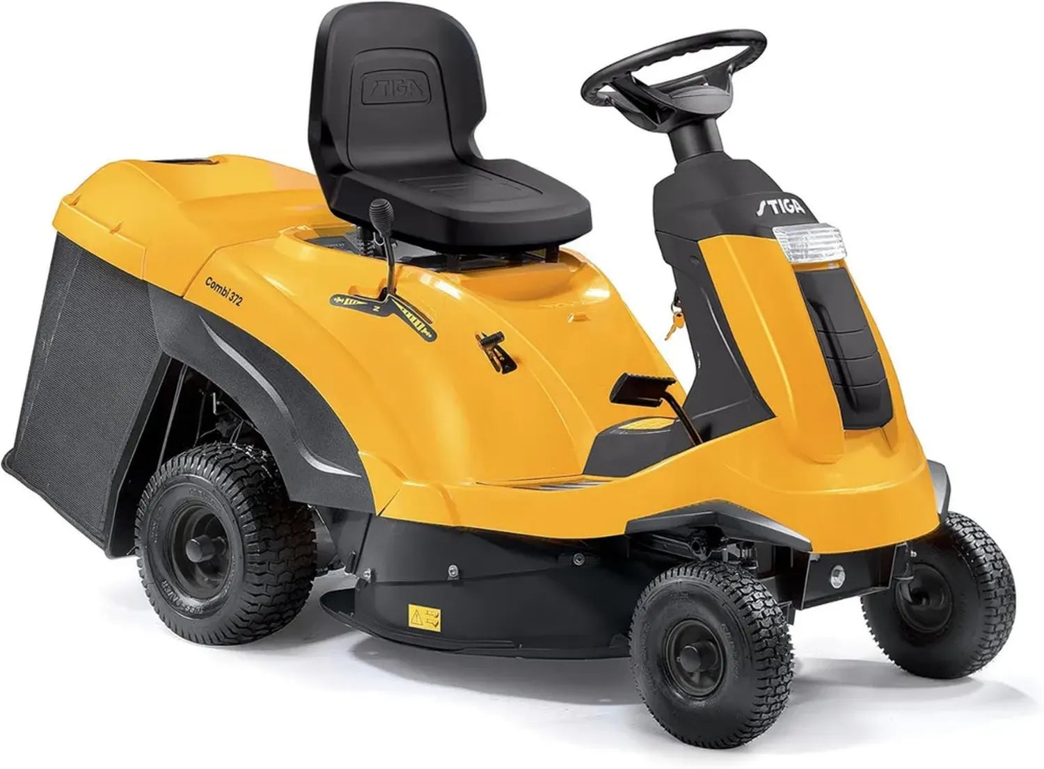 Tondeuse Autoportée STIGA Combi 372, Moteur 414 CC, Largeur de Coupe 72 cm, Bac de 170 L, Transmission Hydrostatique pour Pelouses jusqu'à 2 500 m²