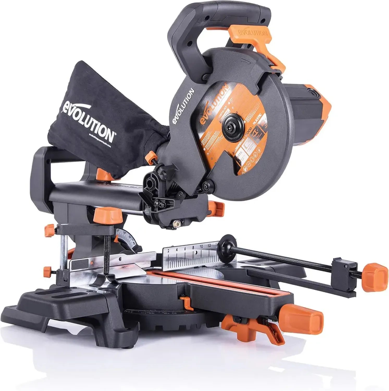 Scie à Onglet Multi-Matériaux Evolution R210SMS+ avec Fonctionnalités Avancées