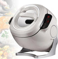 Robot Culinaire Multifonction 6L, Revêtement Antiadhésif, Minuterie et Puissance Réglables, Mélange Automatique 360°, Écran Tactile 2000W pour Cuisson Sauté, Mijotage, Soupe