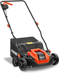 Scarificateur Électrique FUXTEC 1300W, Largeur 32 cm, Profondeur Réglable -12 à +10 mm, Bac 40L