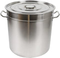 Grande Marmite en Acier Inoxydable 70L pour Cuisson à Induction et Gaz